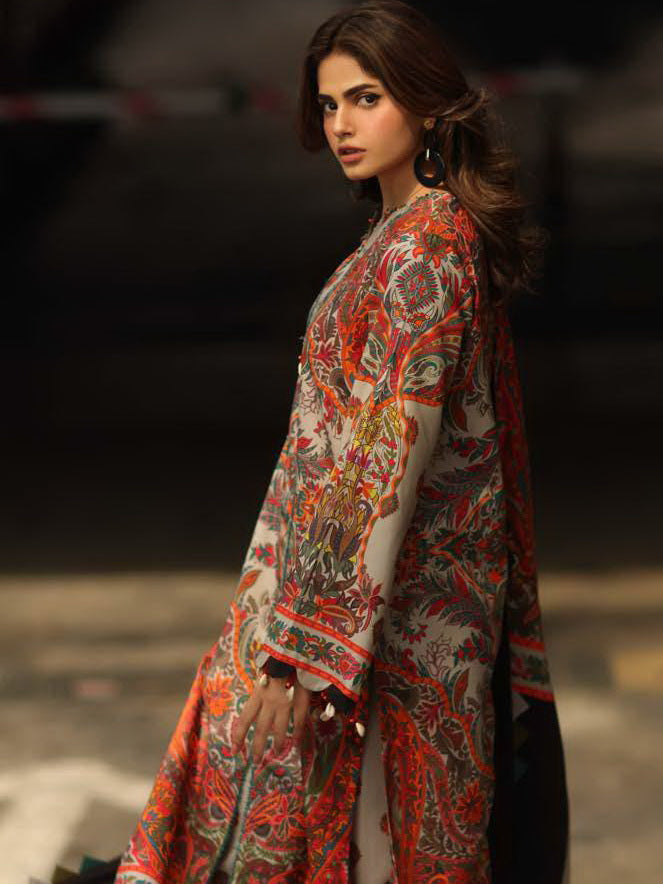 Charizma C-Print Vol-02 Printed Linen Unstitched 3Pc Suit CPW5-12