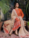 NUREH Exclusive Embroidered Leather Peach Unstitched 3Pc Suit NE-184