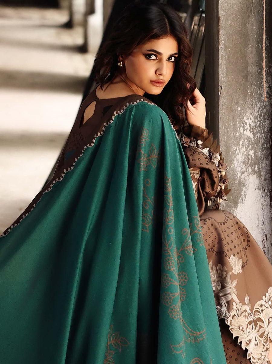Charizma Combination Vol-02 Embroidered Linen Unstitched 3Pc Suit CCW6-16