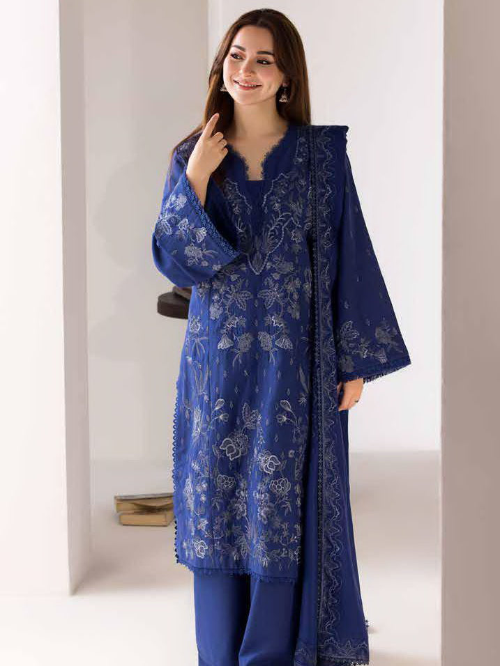 Sobia Nazir Embroidered Khaddar Unstitched 3Pc Suit WS24-3A