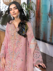 Rang Rasiya Carnation Embroidered Lawn Unstitched 3Pc Suit D-03 IRHA