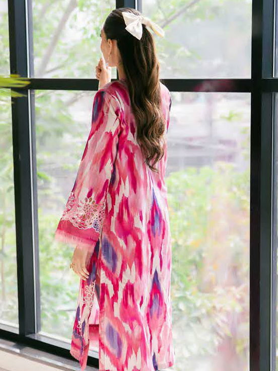 NUREH Ballerina Embroidered Chikankari Lawn Unstitched 2Pc Suit NU2-154