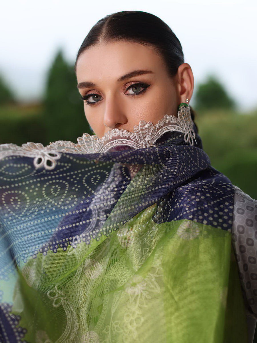 Charizma Sheen Embroidered Lawn Unstitched 3Pc Suit SH5-04
