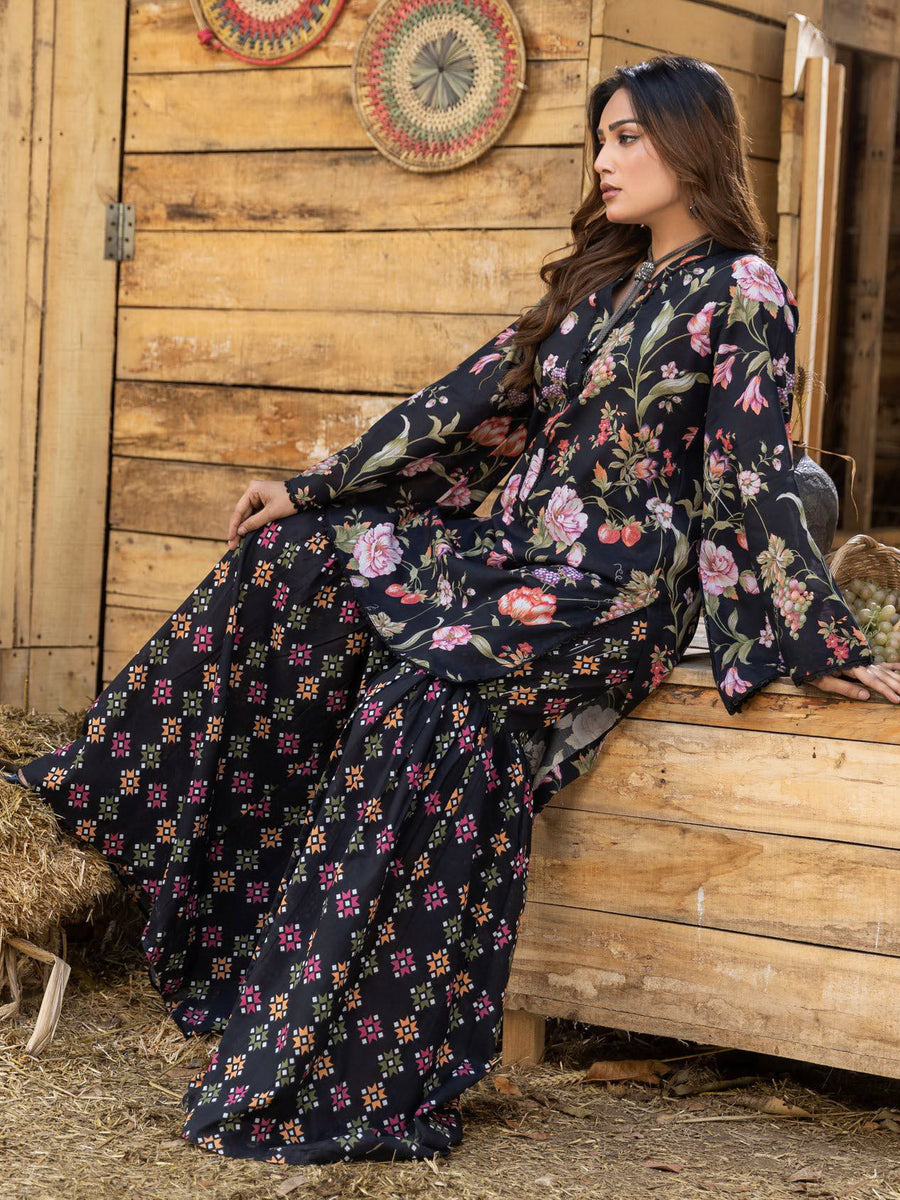 Motifz Classics Digital Printed Lawn Unstitched 2Pc Suit D-06