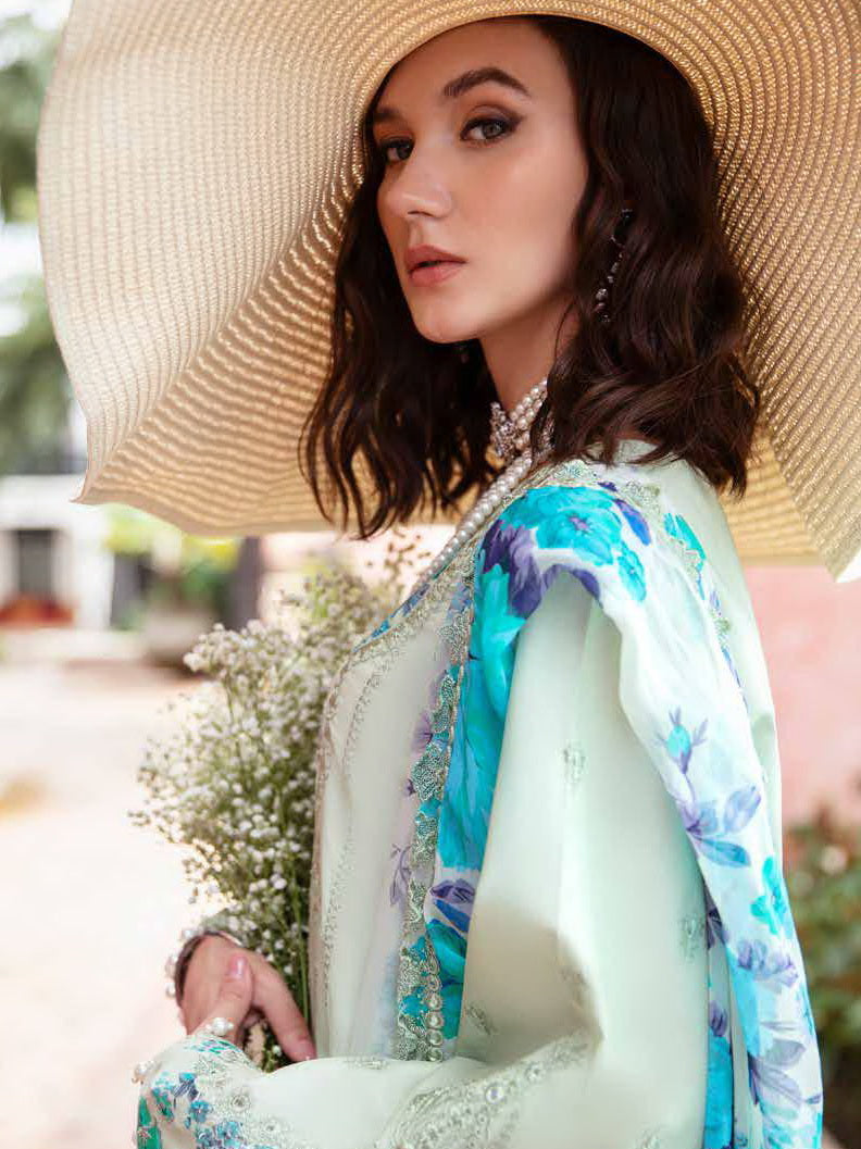 Charizma Reem Embroidered Lawn Unstitched 3Pc Suit RM5-04