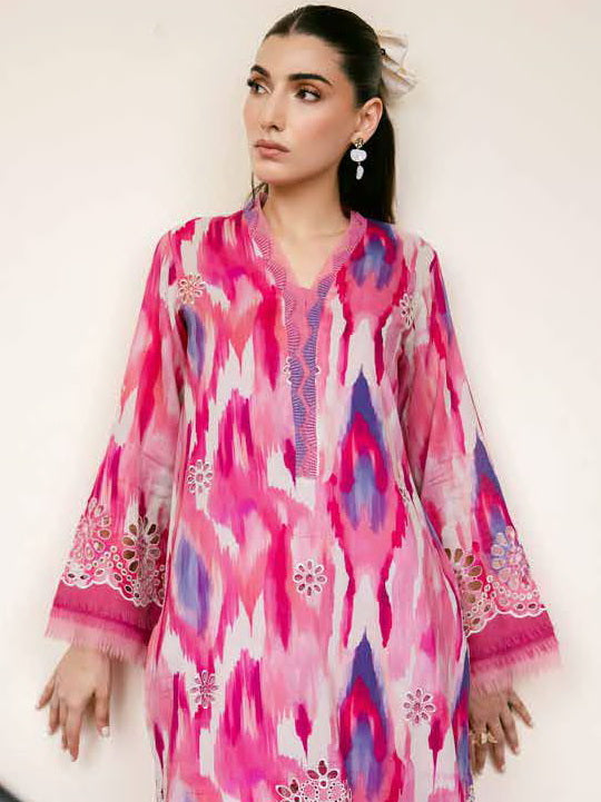 NUREH Ballerina Embroidered Chikankari Lawn Unstitched 2Pc Suit NU2-154