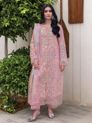 Rang Rasiya Carnation Embroidered Lawn Unstitched 3Pc Suit D-03 IRHA