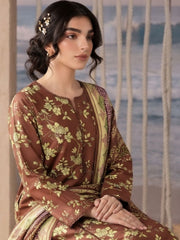 Sooz-e-Winter by Fiza Noor Printed Khaddar Unstitched 3Pc Suit D-12