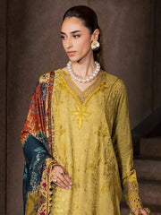 NUREH Maya Embroidered Linen Unstitched 3Pc Suit NW-129