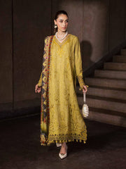NUREH Maya Embroidered Linen Unstitched 3Pc Suit NW-129