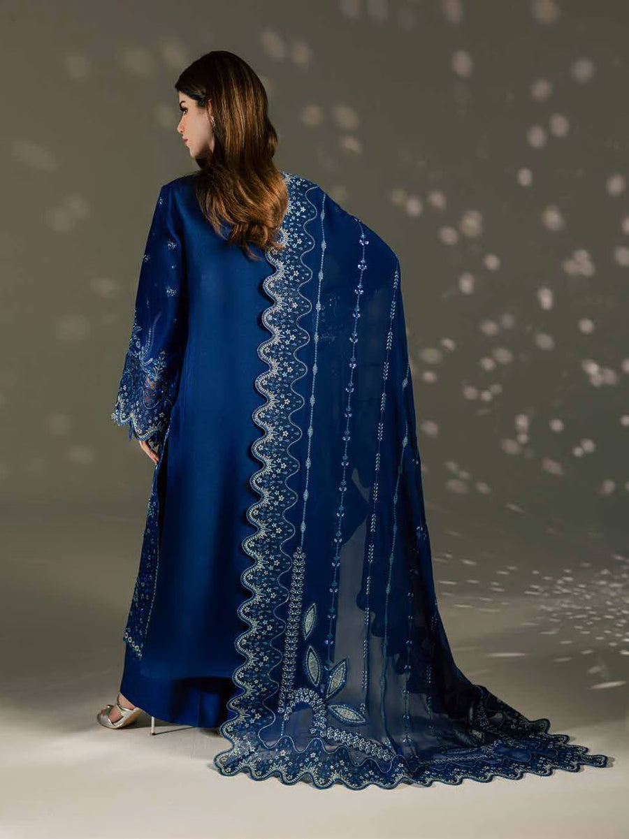 Nureh The Silk Embroidered Premium Silk Unstitched 3Pc Suit S-34