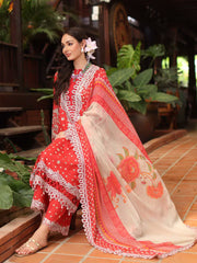 Charizma Aniq Vol-02 Embroidered Lawn Unstitched 3Pc Suit AN5-12