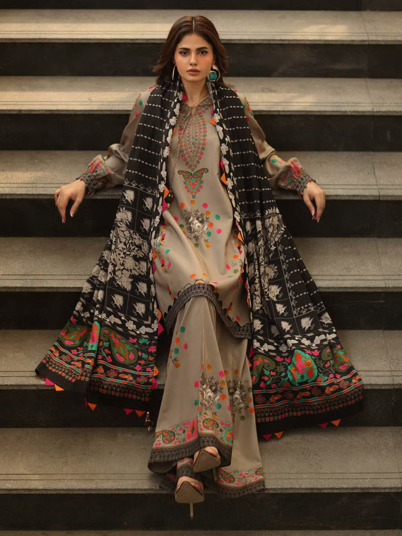 Charizma C-Print Vol-02 Printed Linen Unstitched 3Pc Suit CPW5-13