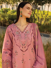 Rang Rasiya Carnation Embroidered Lawn Unstitched 3Pc Suit D-09 ORCHID