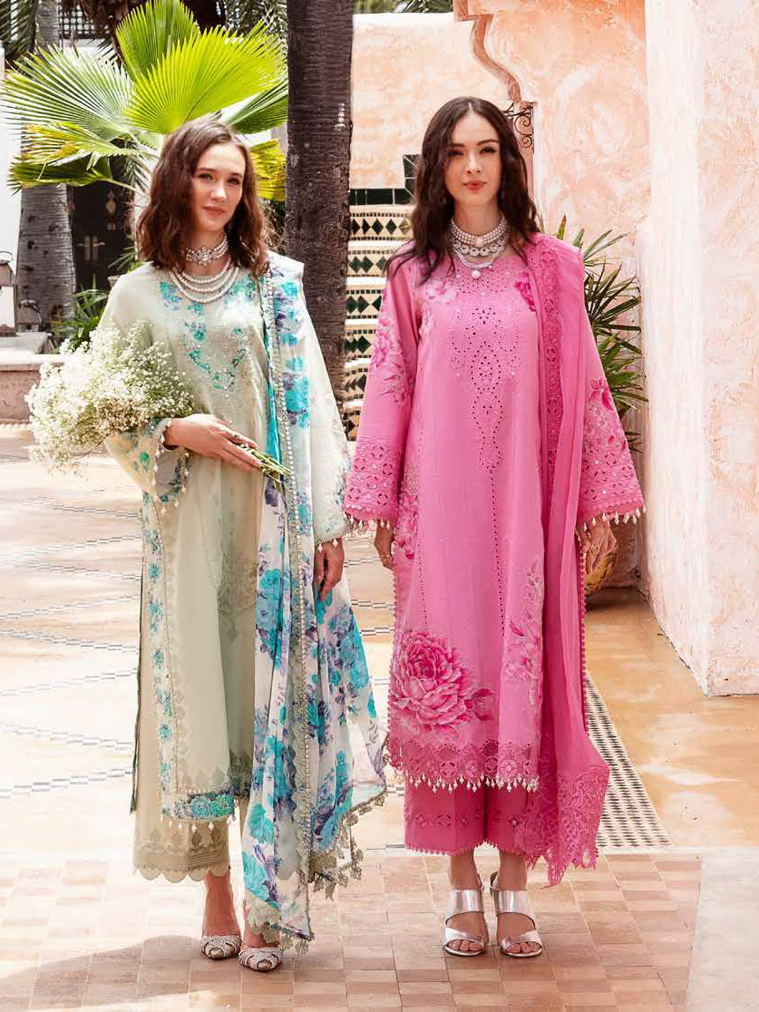 Charizma Reem Embroidered Lawn Unstitched 3Pc Suit RM5-04