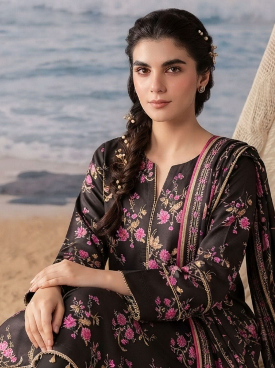 Sooz-e-Winter by Fiza Noor Printed Khaddar Unstitched 3Pc Suit D-08