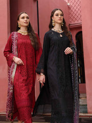NUREH Bazar Embroidered Chikankari Lawn Unstitched 3Pc Suit NE-110