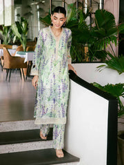 NUREH Ballerina Embroidered Chikankari Lawn Unstitched 2Pc Suit NU2-155