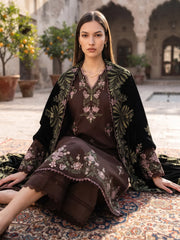 CELTS Dehleez Premium Embroidered Dhanak Unstitched 3Pc Suit D-01