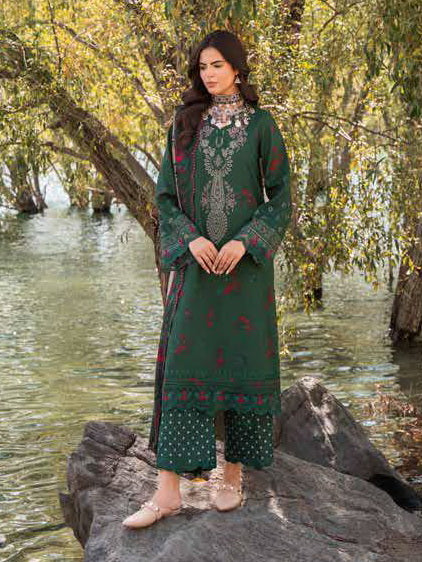 Charizma Combination Vol-02 Embroidered Linen Unstitched 3Pc Suit CCW7-14