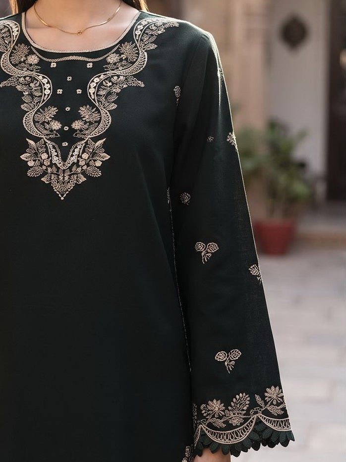 CELTS Dehleez Premium Embroidered Dhanak Unstitched 3Pc Suit D-02