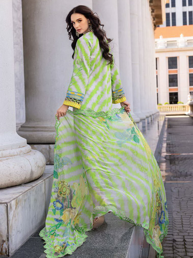 Charizma Aghaz e Nou Embroidered Lawn Unstitched 3Pc Suit AG5-06