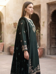 CELTS Dehleez Premium Embroidered Dhanak Unstitched 3Pc Suit D-02