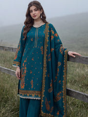 Al Zohaib Colors Printed Linen Unstitched 3Pc Suit D-02