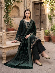 CELTS Dehleez Premium Embroidered Dhanak Unstitched 3Pc Suit D-02