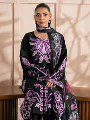 RajBari Parisa Premium Embroidered Lawn Unstitched 3Pc Suit D-01