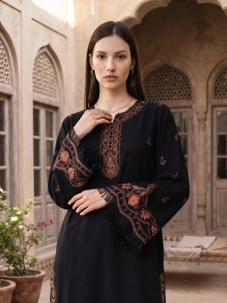 CELTS Dehleez Premium Embroidered Dhanak Unstitched 3Pc Suit D-03