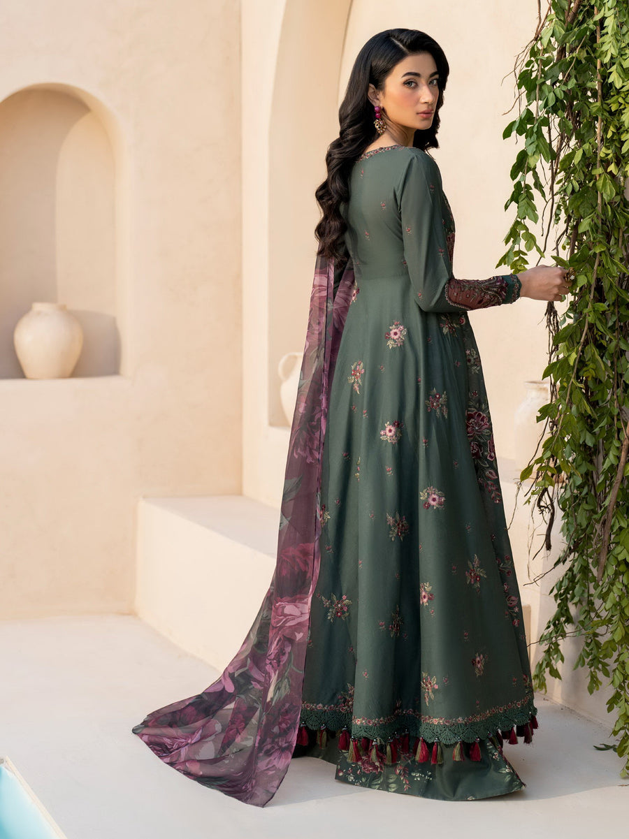 Iznik Eid Festive Embroidered Luxury Lawn Unstitched 3Pc Suit EFL-11
