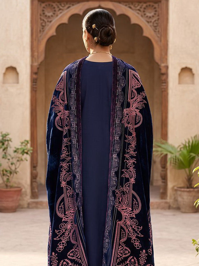 CELTS Dehleez Premium Embroidered Dhanak Unstitched 3Pc Suit D-04