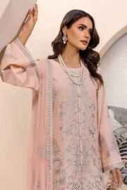 Safwa Ivory Embroidered Lawn Unstitched 3Piece Suit - IVO03