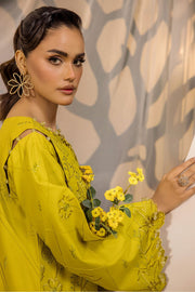 Safwa Ivory Embroidered Lawn Unstitched 3Piece Suit - IVO06
