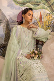 Safwa Ivory Embroidered Lawn Unstitched 3Piece Suit - IVO07