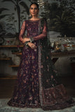 Zarif La Rosella Unstitched Embroidered Net 3Pc Suit ZLR 02 HELEN