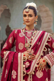Gul Ahmed Premium Embroidered Jacquard Unstitched 3Pc Suit JD-32026