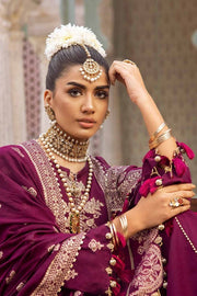 Gul Ahmed Premium Embroidered Jacquard Unstitched 3Pc Suit JD-32028