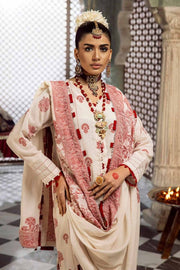 Gul Ahmed Premium Embroidered Jacquard Unstitched 3Pc Suit JD-42003