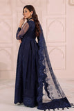 AF-DUA-3001-Khirad Blue Embroidered Chiffon