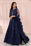AF-DUA-3001-Khirad Blue Embroidered Chiffon