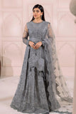 AF-DUA-3002-Khirad Grey Embroidered Chiffon