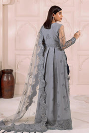 AF-DUA-3002-Khirad Grey Embroidered Chiffon