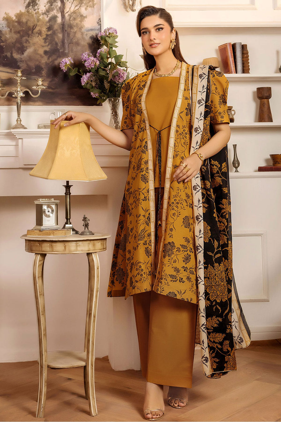Koka by Safwa Digital Printed Cambric Unstitched 3Pc Suit KOK-41