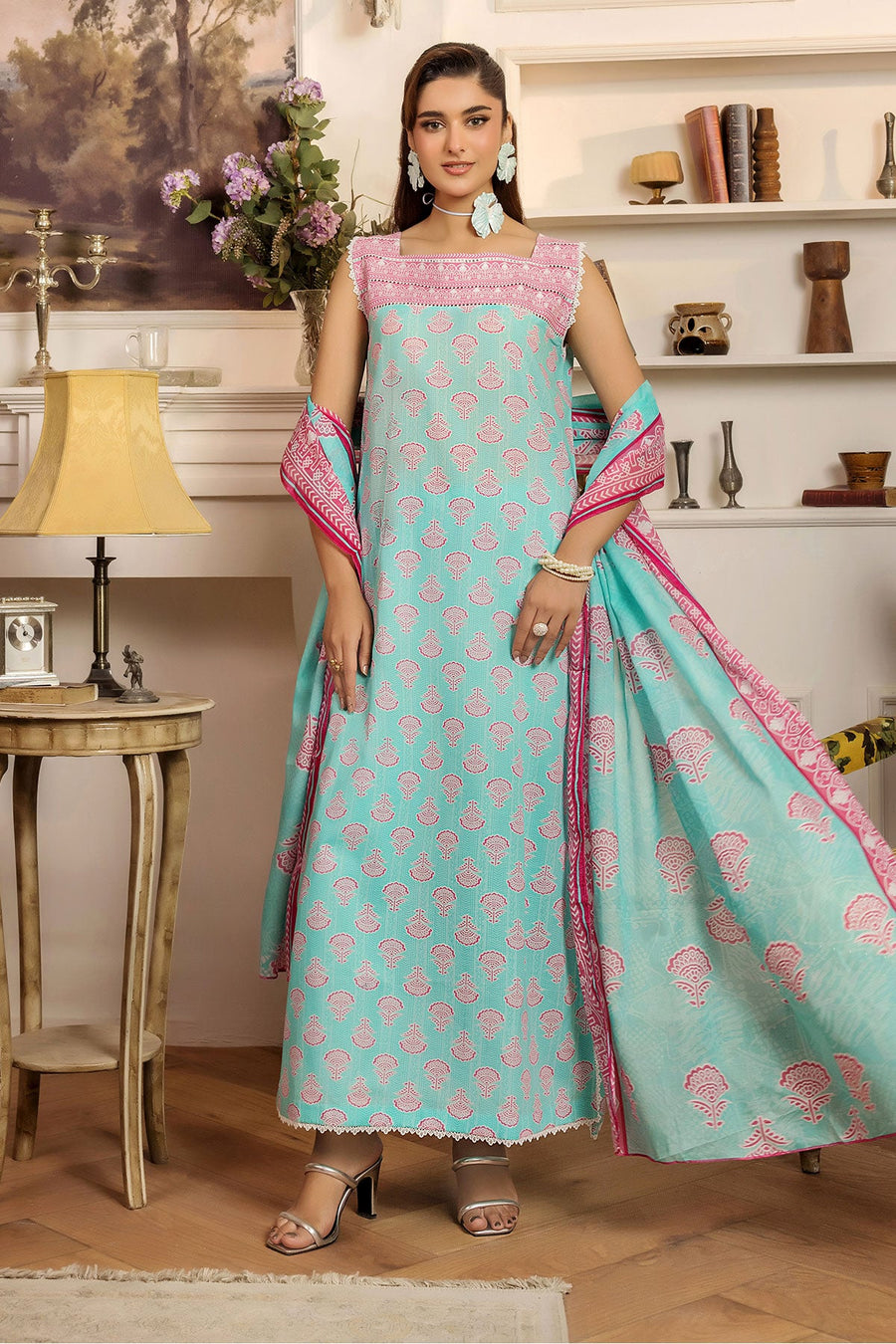 Koka by Safwa Digital Printed Cambric Unstitched 3Pc Suit KOK-42