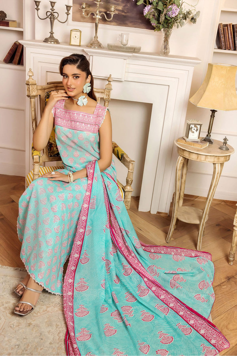 Koka by Safwa Digital Printed Cambric Unstitched 3Pc Suit KOK-42
