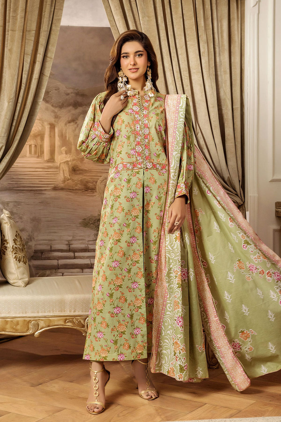 Koka by Safwa Digital Printed Cambric Unstitched 3Pc Suit KOK-45