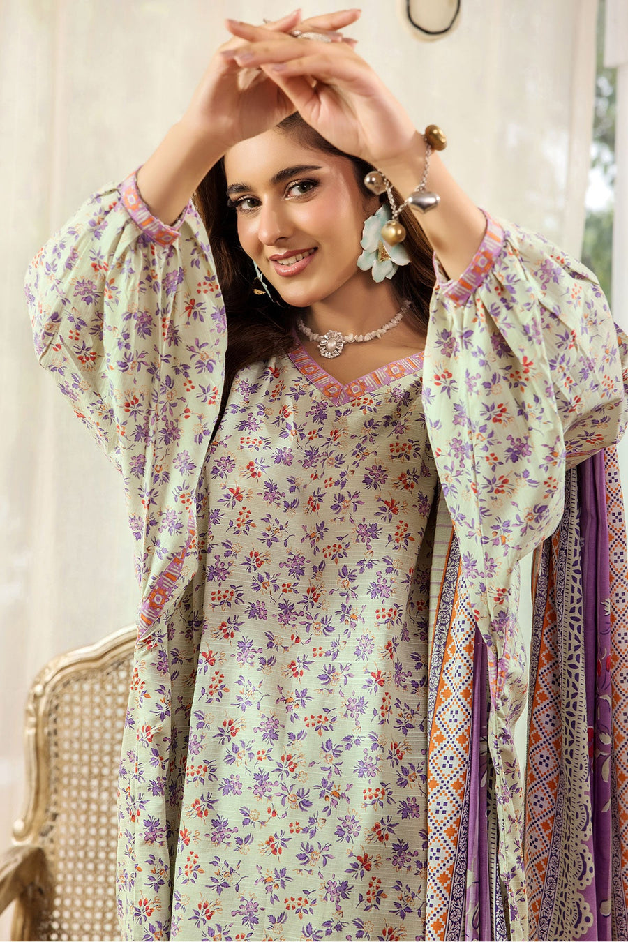 Koka by Safwa Digital Printed Cambric Unstitched 3Pc Suit KOK-47