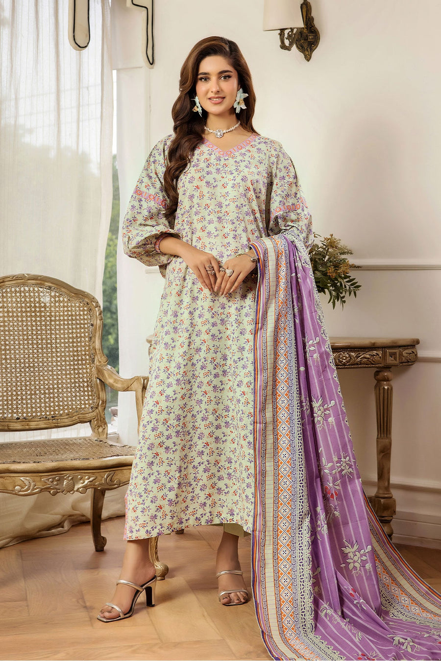 Koka by Safwa Digital Printed Cambric Unstitched 3Pc Suit KOK-47